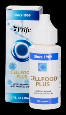 Cellfood Plus supplement packaging